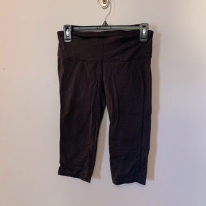 Athleta Ultra High Rise Elation 9” Black Bike Short Size Small